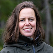 Marlene Olsson, naturvårdare på Umeå kommun. Foto: Press